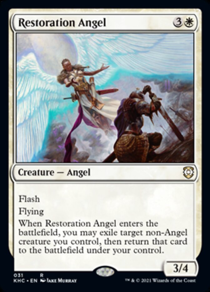 Restoration Angel [Kaldheim Commander] | Gear Gaming Bentonville