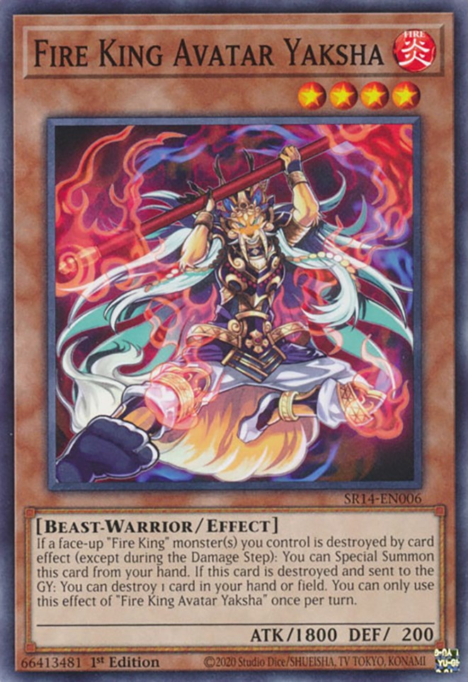 Fire King Avatar Yaksha [SR14-EN006] Common | Gear Gaming Bentonville