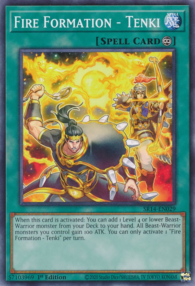 Fire Formation - Tenki [SR14-EN029] Common | Gear Gaming Bentonville