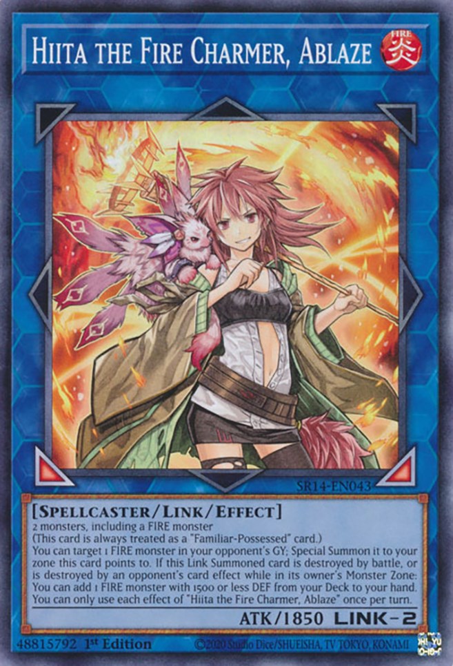 Hiita the Fire Charmer, Ablaze [SR14-EN043] Common | Gear Gaming Bentonville