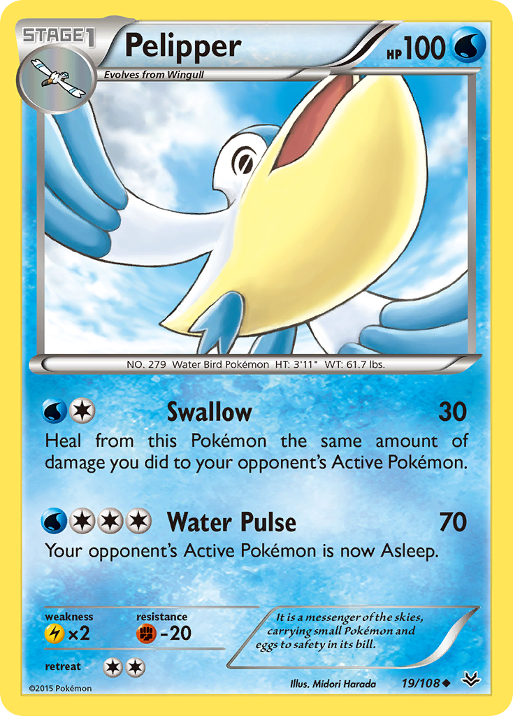 Pelipper (19/108) [XY: Roaring Skies] | Gear Gaming Bentonville