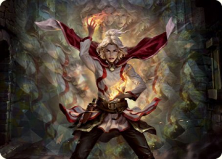 Delina, Wild Mage Art Card [Dungeons & Dragons: Adventures in the Forgotten Realms Art Series] | Gear Gaming Bentonville