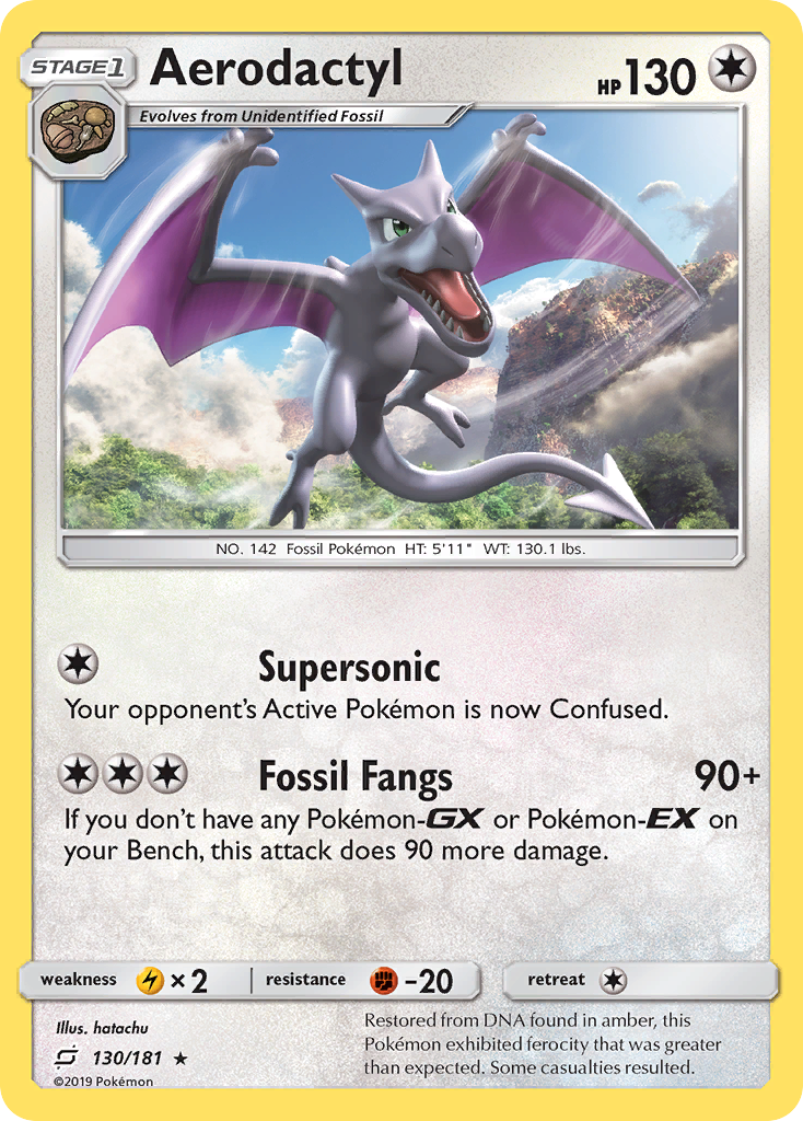 Aerodactyl (130/181) [Sun & Moon: Team Up] | Gear Gaming Bentonville