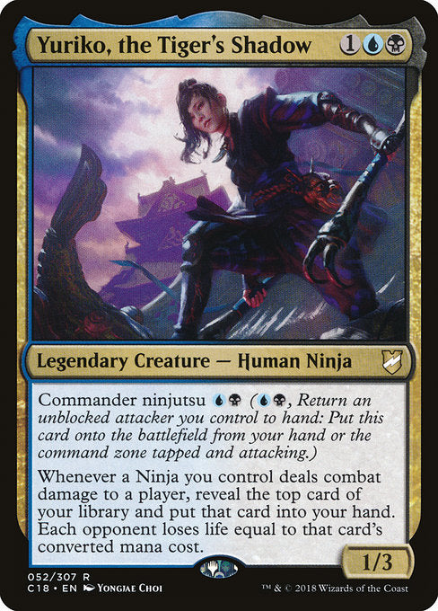 Yuriko, the Tiger's Shadow [Commander 2018] | Gear Gaming Bentonville