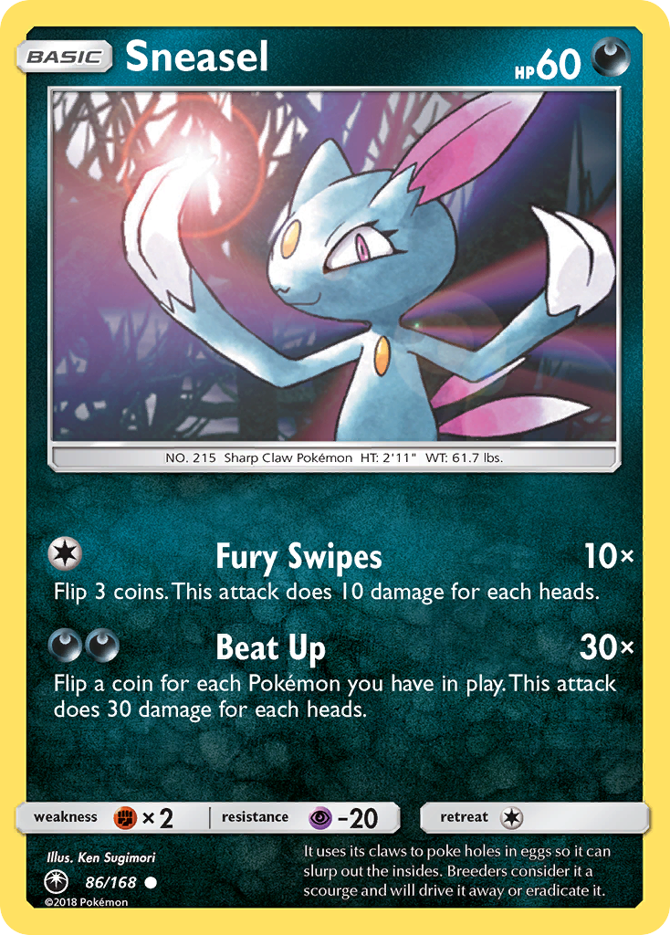 Sneasel (86/168) [Sun & Moon: Celestial Storm] | Gear Gaming Bentonville