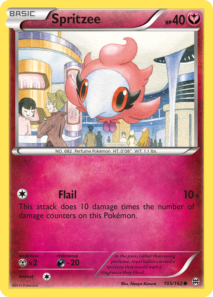 Spritzee (105/162) [XY: BREAKthrough] | Gear Gaming Bentonville