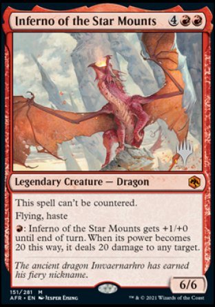 Inferno of the Star Mounts (Promo Pack) [Dungeons & Dragons: Adventures in the Forgotten Realms Promos] | Gear Gaming Bentonville