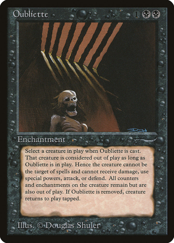 Oubliette (Dark Mana Cost) [Arabian Nights] | Gear Gaming Bentonville