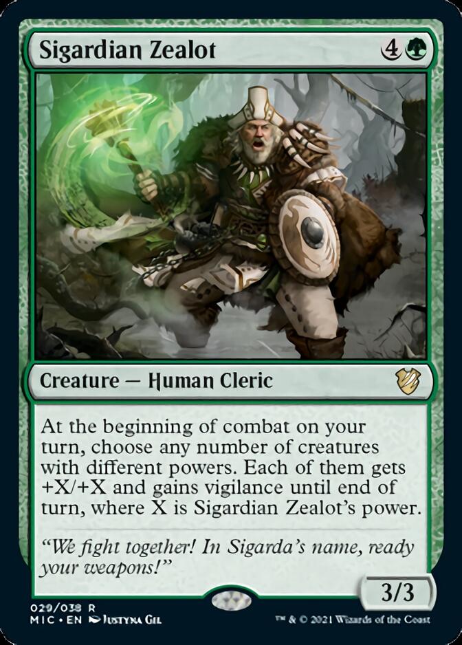 Sigardian Zealot [Innistrad: Midnight Hunt Commander] | Gear Gaming Bentonville