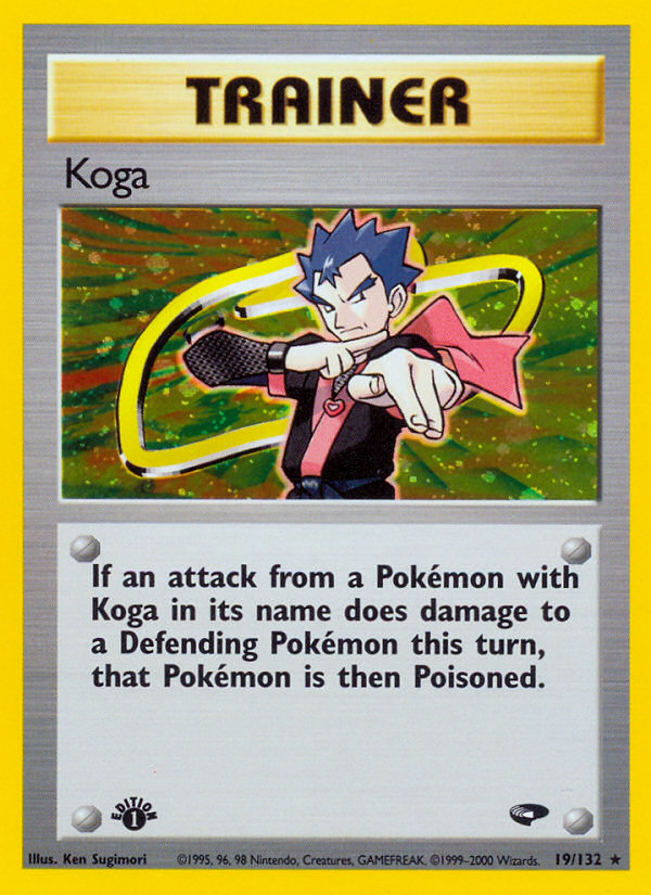 Koga (19/132) [Gym Challenge 1st Edition] | Gear Gaming Bentonville