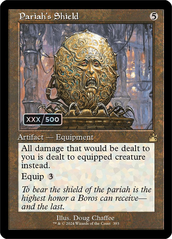 Pariah's Shield (Retro) (Serialized) [Ravnica Remastered] | Gear Gaming Bentonville