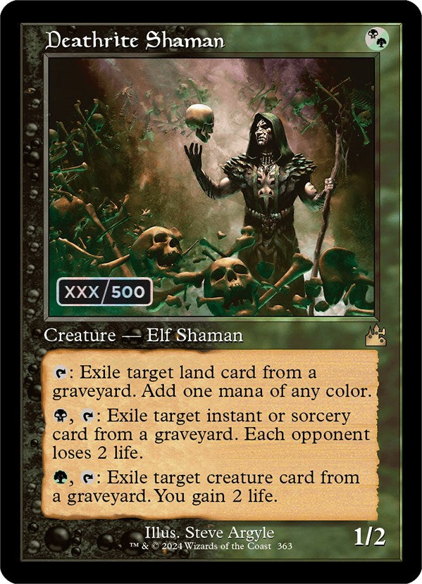 Deathrite Shaman (Retro) (Serialized) [Ravnica Remastered] | Gear Gaming Bentonville