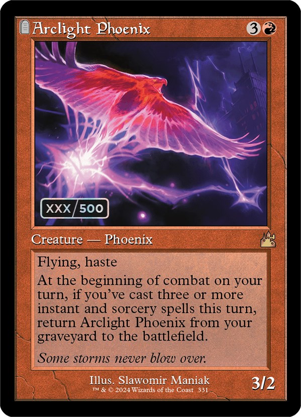 Arclight Phoenix (Retro) (Serialized) [Ravnica Remastered] | Gear Gaming Bentonville