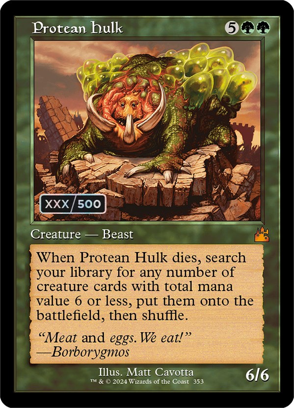 Protean Hulk (Retro) (Serialized) [Ravnica Remastered] | Gear Gaming Bentonville