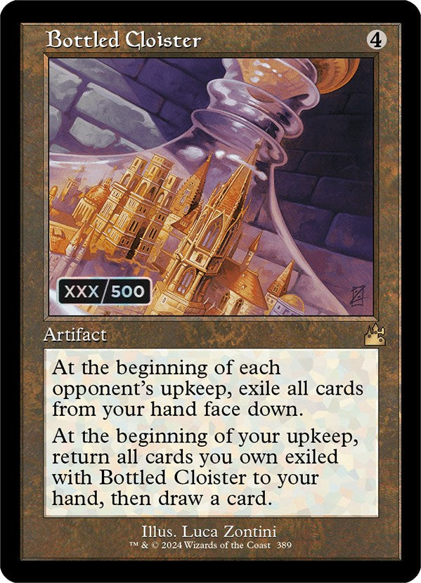 Bottled Cloister (Retro) (Serialized) [Ravnica Remastered] | Gear Gaming Bentonville