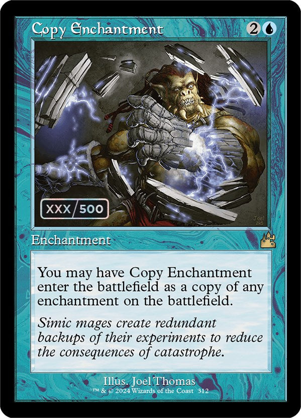 Copy Enchantment (Retro) (Serialized) [Ravnica Remastered] | Gear Gaming Bentonville