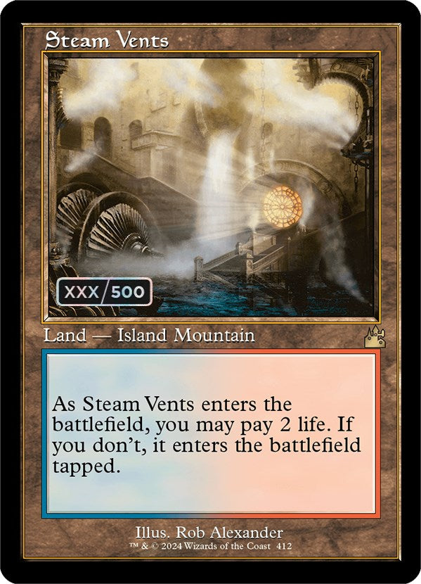 Steam Vents (Retro) (Serialized) [Ravnica Remastered] | Gear Gaming Bentonville