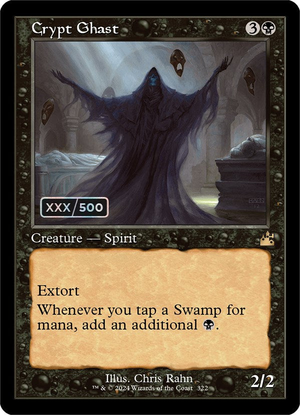 Crypt Ghast (Retro) (Serialized) [Ravnica Remastered] | Gear Gaming Bentonville