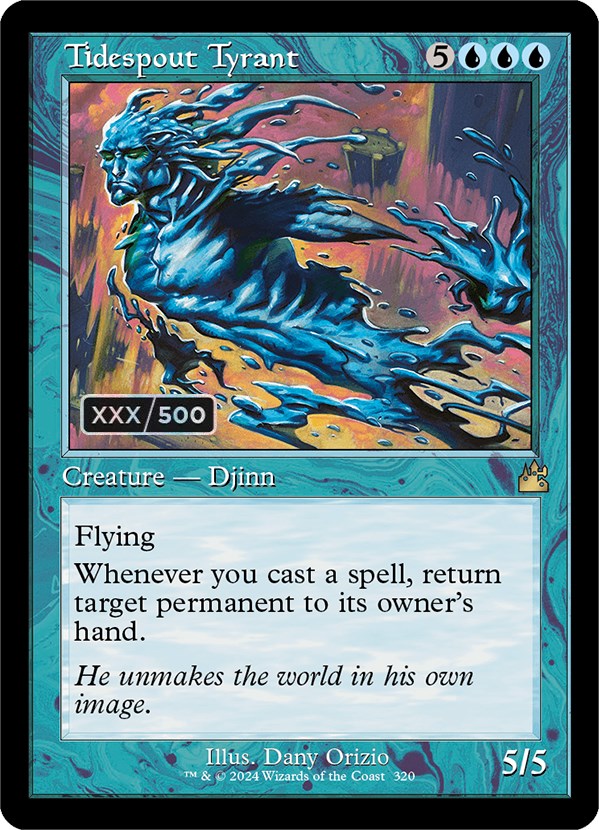 Tidespout Tyrant (Retro) (Serialized) [Ravnica Remastered] | Gear Gaming Bentonville