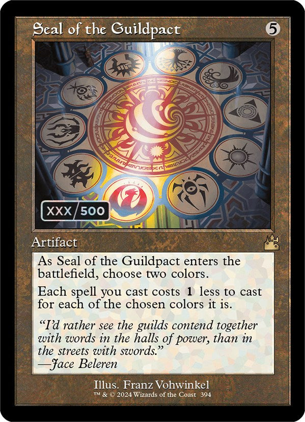 Seal of the Guildpact (Retro) (Serialized) [Ravnica Remastered] | Gear Gaming Bentonville