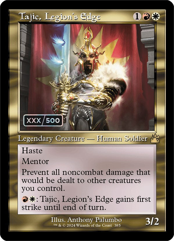 Tajic, Legion's Edge (Retro) (Serialized) [Ravnica Remastered] | Gear Gaming Bentonville