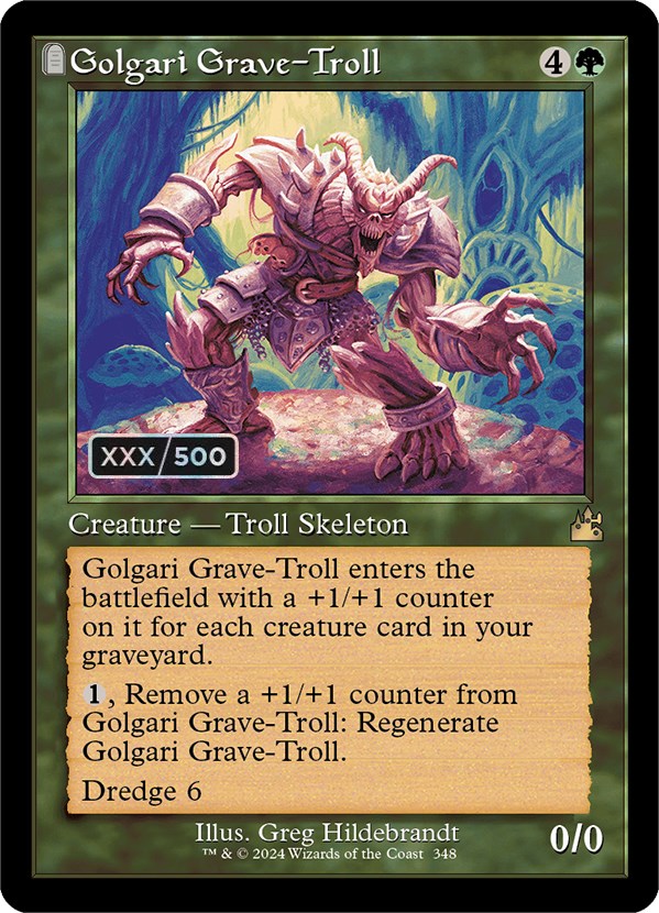 Golgari Grave-Troll (Retro) (Serialized) [Ravnica Remastered] | Gear Gaming Bentonville