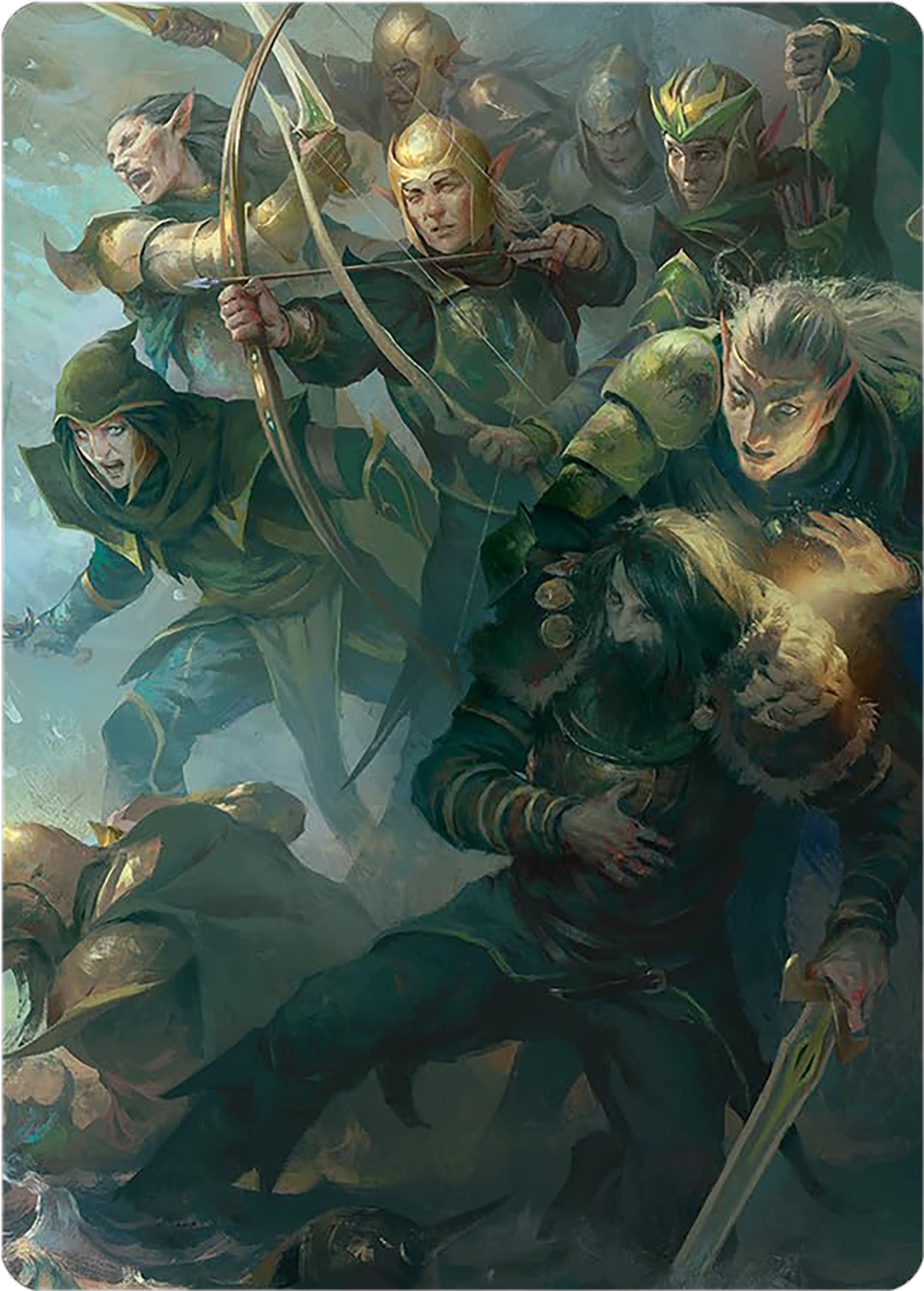 Galadhrim Brigade Art Card [The Lord of the Rings: Tales of Middle-earth Art Series] | Gear Gaming Bentonville