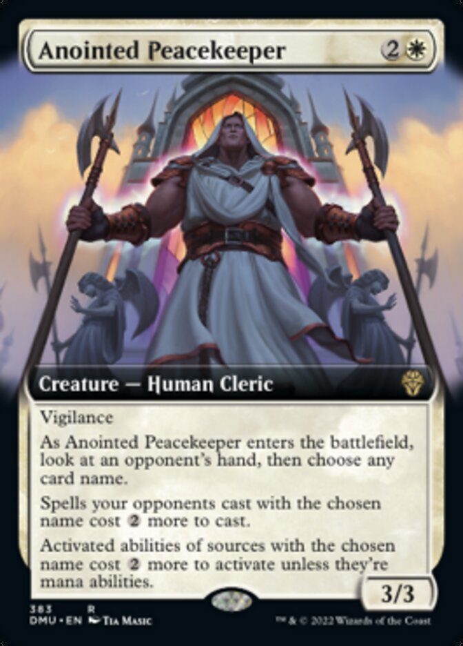 Anointed Peacekeeper (Extended Art) [Dominaria United] | Gear Gaming Bentonville