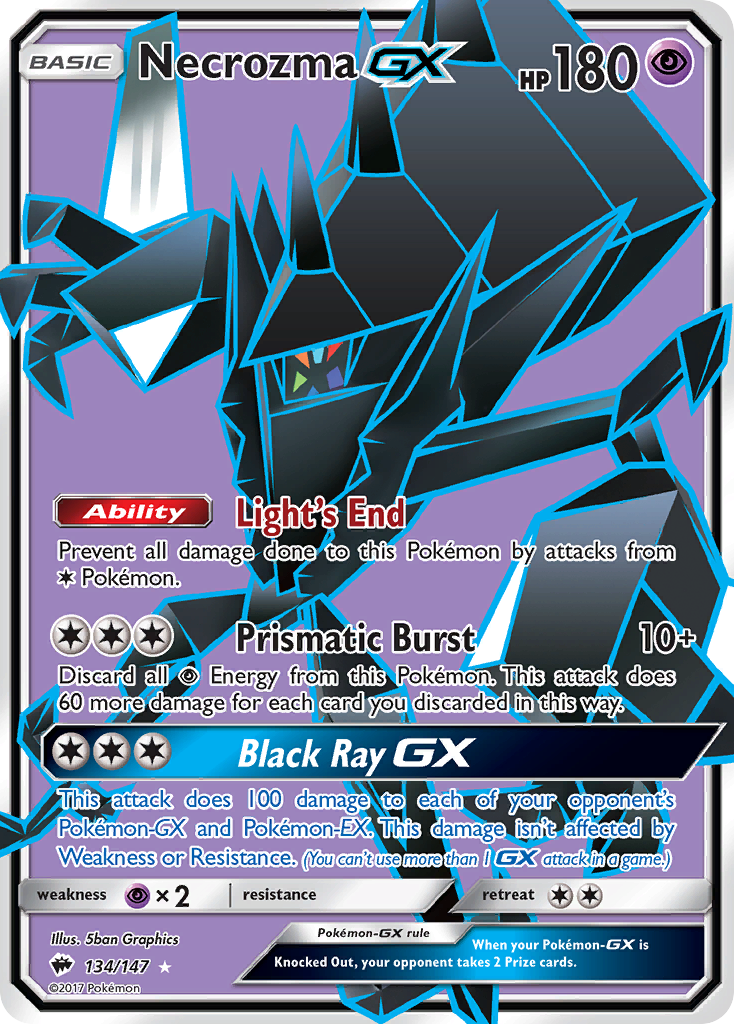 Necrozma GX (134/147) [Sun & Moon: Burning Shadows] | Gear Gaming Bentonville