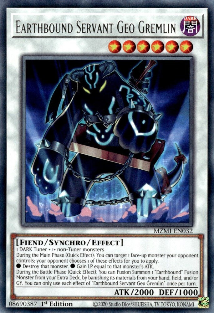 Earthbound Servant Geo Gremlin [MZMI-EN032] Rare | Gear Gaming Bentonville