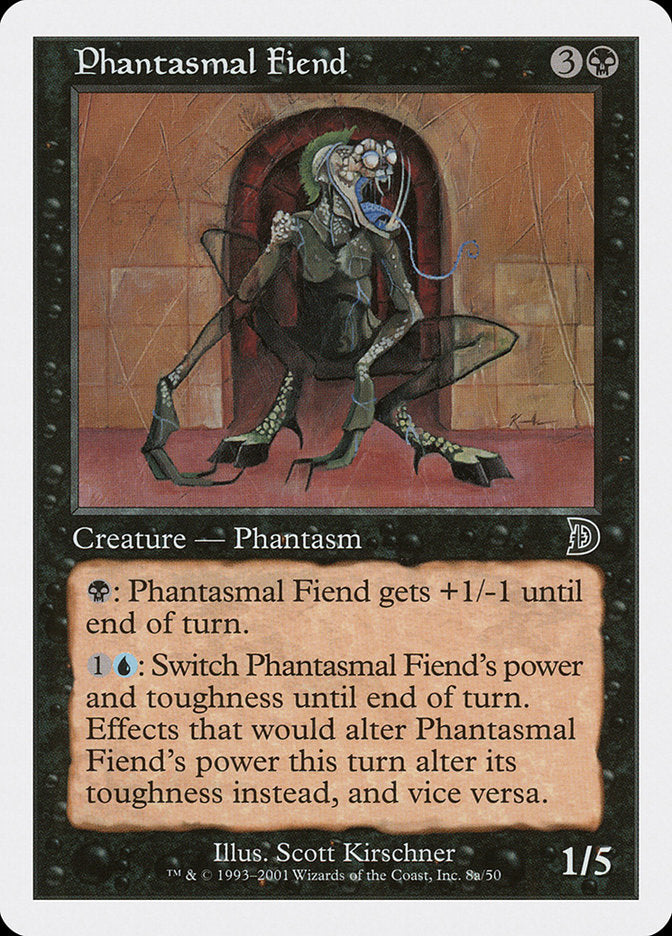 Phantasmal Fiend (Standing) [Deckmasters] | Gear Gaming Bentonville