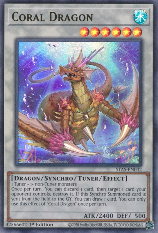 Coral Dragon [STAS-EN042] Ultra Rare | Gear Gaming Bentonville