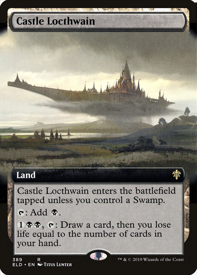 Castle Locthwain (Extended Art) [Throne of Eldraine] | Gear Gaming Bentonville