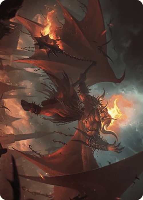 Rakdos, Patron of Chaos Art Card (22/49) [Murders at Karlov Manor Art Series] | Gear Gaming Bentonville