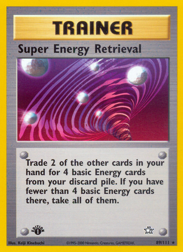 Super Energy Retrieval (89/111) [Neo Genesis 1st Edition] | Gear Gaming Bentonville