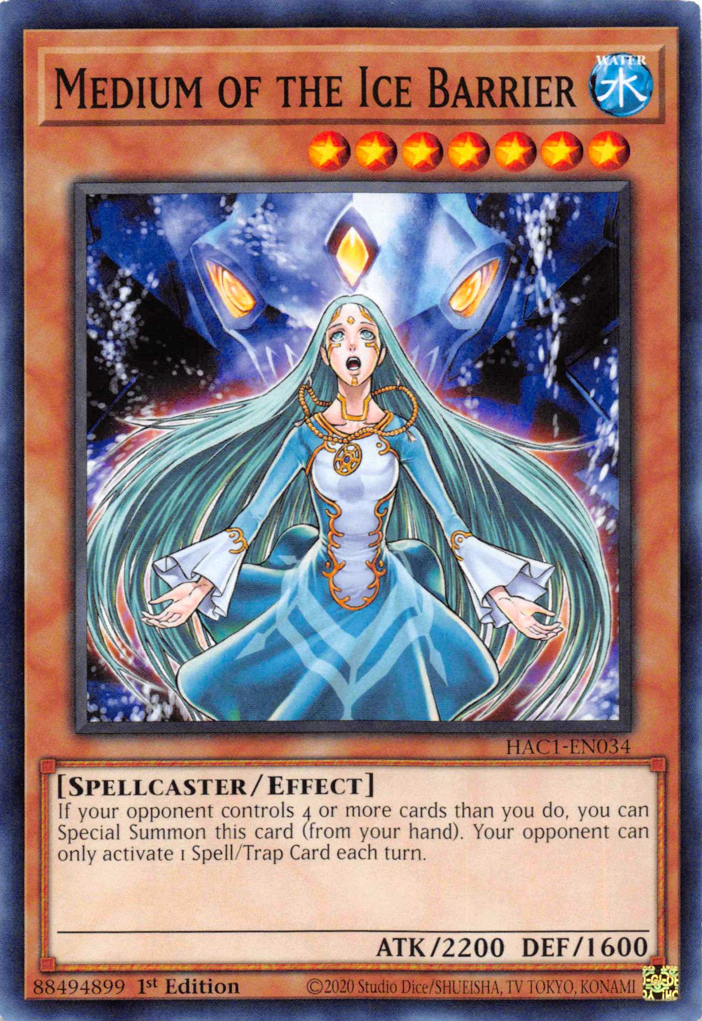 Medium of the Ice Barrier (Duel Terminal) [HAC1-EN034] Parallel Rare | Gear Gaming Bentonville