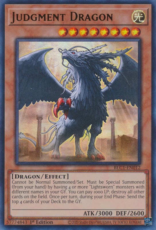 Judgment Dragon [BLC1-EN012] Ultra Rare | Gear Gaming Bentonville