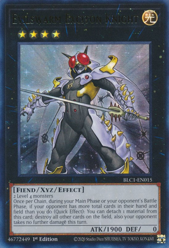 Evilswarm Exciton Knight [BLC1-EN015] Ultra Rare | Gear Gaming Bentonville