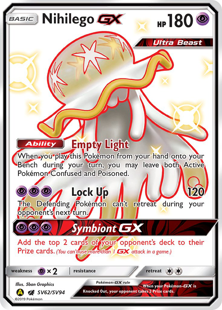 Nihilego GX (SV62/SV94) [Sun & Moon: Hidden Fates - Shiny Vault] | Gear Gaming Bentonville