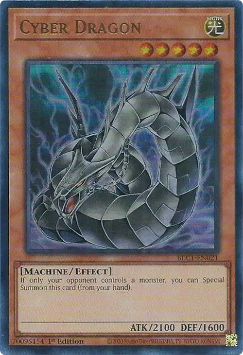 Cyber Dragon (Alternate Art) [BLC1-EN021] Ultra Rare | Gear Gaming Bentonville