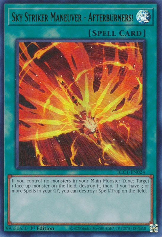 Sky Striker Maneuver - Afterburners! [BLC1-EN024] Ultra Rare | Gear Gaming Bentonville