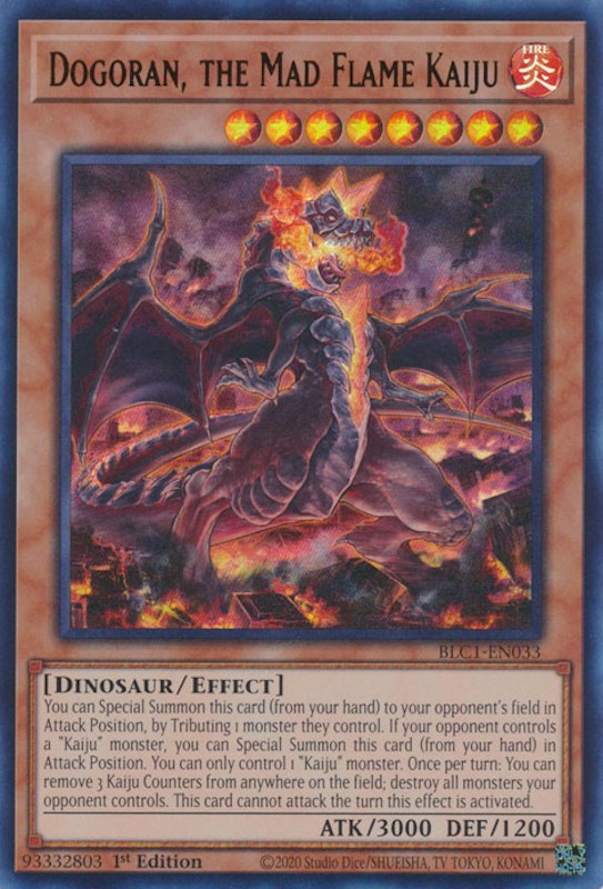 Dogoran, the Mad Flame Kaiju [BLC1-EN033] Ultra Rare | Gear Gaming Bentonville