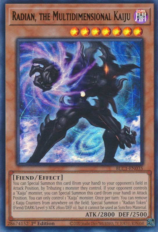 Radian, the Multidimensional Kaiju [BLC1-EN035] Ultra Rare | Gear Gaming Bentonville