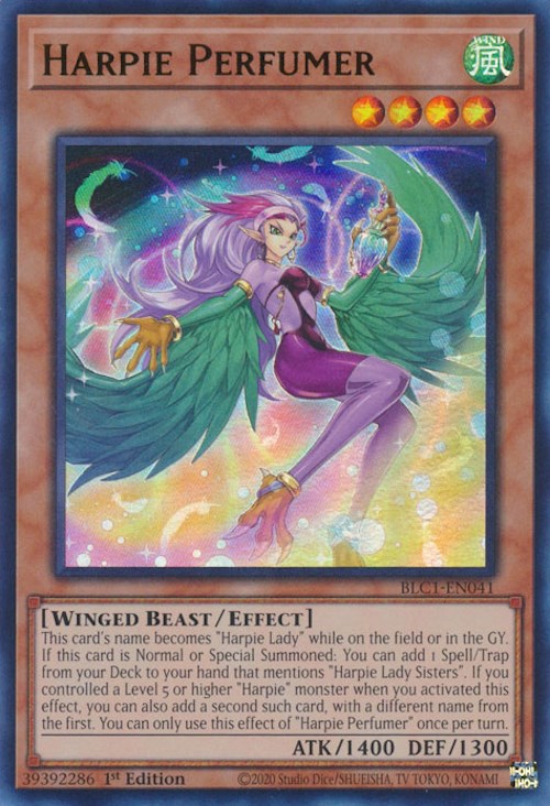Harpie Perfumer [BLC1-EN041] Ultra Rare | Gear Gaming Bentonville