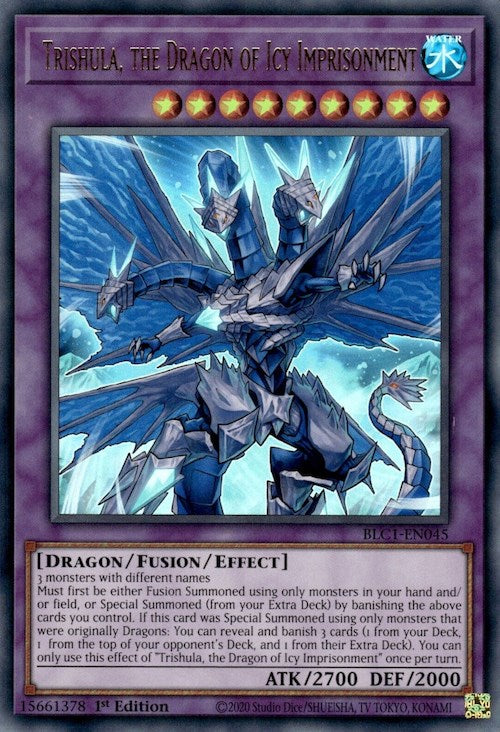 Trishula, the Dragon of Icy Imprisonment [BLC1-EN045] Ultra Rare | Gear Gaming Bentonville