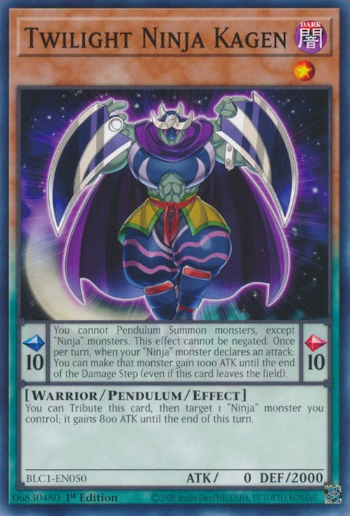 Twilight Ninja Kagen [BLC1-EN050] Common | Gear Gaming Bentonville