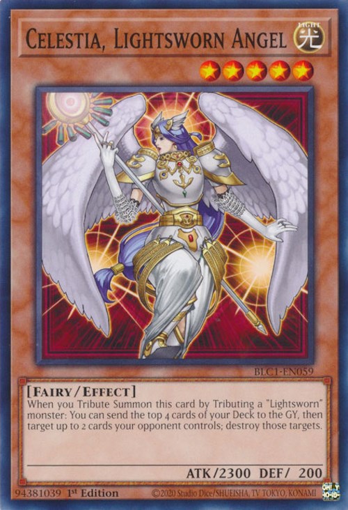 Celestia, Lightsworn Angel [BLC1-EN059] Common | Gear Gaming Bentonville