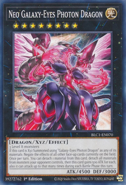 Neo Galaxy-Eyes Photon Dragon [BLC1-EN070] Common | Gear Gaming Bentonville