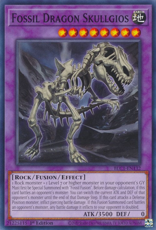 Fossil Dragon Skullgios [BLC1-EN132] Common | Gear Gaming Bentonville