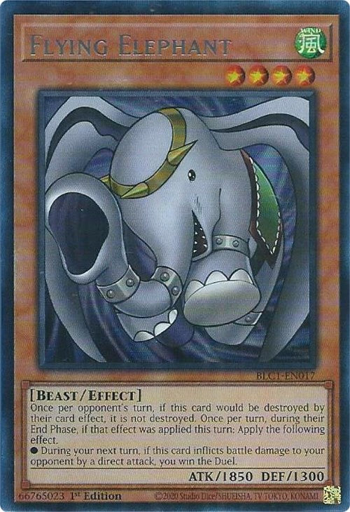 Flying Elephant (Silver) [BLC1-EN017] Ultra Rare | Gear Gaming Bentonville